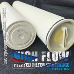 hfpp pleated high flow cartridge filter indonesia  medium